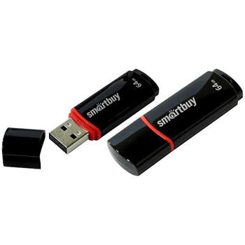 Flash-носитель SuperWave Флэш накопитель 64GB USB2.0 UDP цвет черный никель, металл, под нанесение логотипа