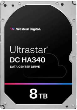 Жесткий диск HDD WD Жесткий диск SATA-III 8TB 0B47489 WUS721208BLE604 Ultrastar DC HC340 512E  256Mb 3.5"