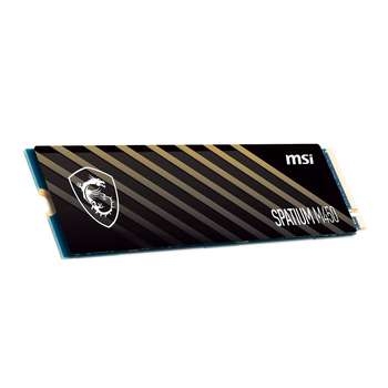 Накопитель SSD MSI Твердотельный SPATIUM M450 M.2 2280 S78-440K090-P83 500GB Client SSD PCIe Gen4x4 with NVMe, 3600/2300, IOPS 300/550K, MTBF 1.5M, 3D NAND, 300TBW, 0,33DWPD, RTL