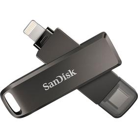 Flash-носитель SanDisk USB накопитель iXpand Flash Drive Luxe 128GB - USB-C + Lightning - for iPhone, iPad, Mac USB Type-C devices including Android