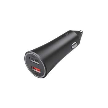 Автоаккумулятор, зарядное устройство Xiaomi Автомобильное зарядное устройство Mi 37W Dual-Port Car Charger CC06ZM