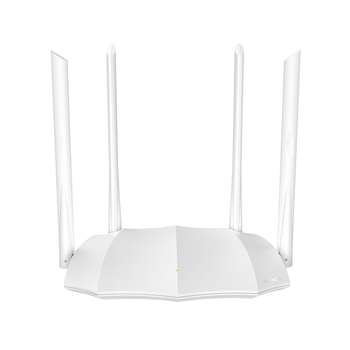 Маршрутизатор Tenda AC5 V3.0 Двухдиапазонный WiFi роутер AC1200 до 300 Мбит/с на 2,4 ГГц + до 867 Мбит/с до 5 ГГц, LAN 3x100 Мбит/с, 4*5dBi антенны