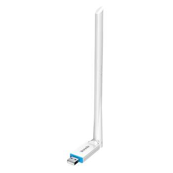 Беспроводное сетевое устройство Tenda Адаптер беспроводной связи  U2 Адаптер Wi-Fi N150 2,4 ГГц, до 150 Мбит/с, передатчик 20 dBm, подключение USB, 1х6dBi внешняя антенна