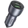 Автомобильная зарядка для устройств UGREEN Автомобильное зарядное устройство CD213  QC 3.0+QC 3.0 Dual USB-A 36W Fast Car Charger Цвет: темно-синий