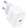 Автомобильная зарядка для устройств UGREEN Зарядное устройство CD241  Mini USB-C 20W PD Fast Charger. Цвет: белый