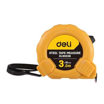 Измерительная техника DELI Рулетка DL9003B 3м*16мм, метрическая, ударопрочный корпус