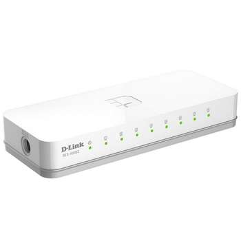 Коммутатор D-Link DES-1008C/B1A L2 Unmanaged Switch with 8 10/100Base-TX ports. 2K Mac address, Auto-sensing, 802.3x Flow Control, Stand-alone, Auto MDI/MDI-X for each port, Plastic case. RTL{50}