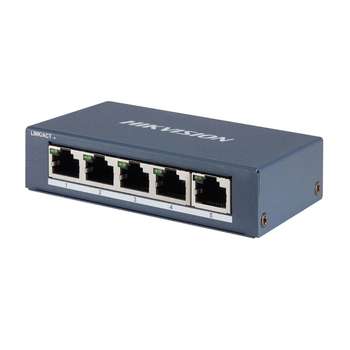 Коммутатор HIKVISION DS-3E0505-E 5  Gigabit RJ45 ports, Desktop Steel Case Unmanaged Switch