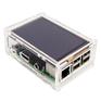 Мини-компьютер ACD Корпус RA147  Acrylic Case w/ 3.5 inch LCD hole for Raspberry Pi 3 B