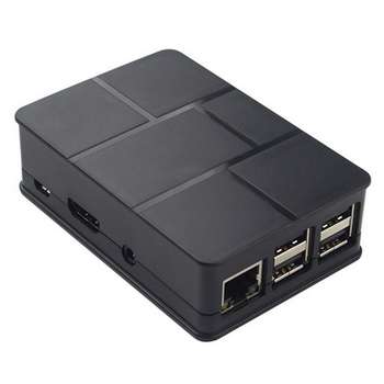 Мини-компьютер ACD Корпус RA186 Black ABS Plastic Case Brick style w/ Camera cable hole for Raspberry Pi 3 B