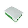 Мини-компьютер ACD Корпус RA601  White+Green ABS Case for Raspberry 4B