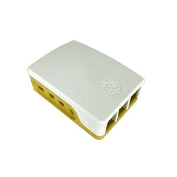 Мини-компьютер ACD Корпус RA600   White+Yellow ABS Case for Raspberry 4B