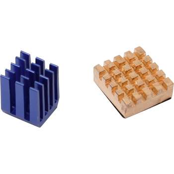 Мини-компьютер ACD Набор радиаторов  RA207  Golden  Heat Sink set for Raspberry Pi3 B, Pi3 B+, Pi4