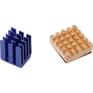 Мини-компьютер ACD Набор радиаторов  RA207  Golden  Heat Sink set for Raspberry Pi3 B, Pi3 B+, Pi4
