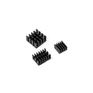 Мини-компьютер ACD Набор радиаторов RA537   Black 3 in 1 Heat Sink Set Aluminum  for Raspberry Pi 4B комплект из 3шт