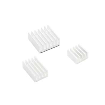 Мини-компьютер ACD Набор радиаторов  RA536 White 3 in 1 Heat Sink Set Aluminum  for Raspberry Pi 4B комплект из 3шт