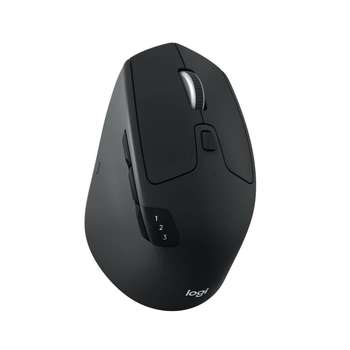 Мышь Logitech беспроводная M720 Triathlon черная, оптическая, 1000dpi, Bluetooth + 2.4GHz, USB-ресивер , 8 кнопок, под правую руку