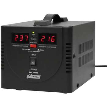 Стабилизатор напряжения PowerMan AVS 1000 D Black  {6}
