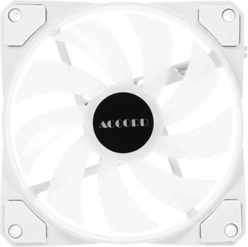 Кулер для корпуса ACCORD Вентилятор для корпуса ACC-XF12 ARGB 120х120x25 белый 3-pin 20дБ  brown box