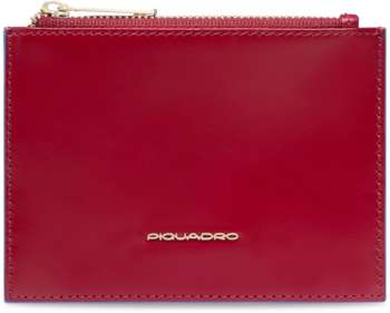 Кошелек PIQUADRO женский Blue Square PP6659B2R/R красный натур.кожа