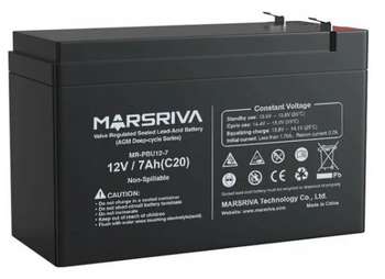 Аксессуар для ИБП Аккумулятор сменный MR-PBU12-7 AGM MARSRIVA