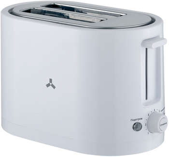 Тостер Accesstyle TS2P200W 750Вт белый/серебристый