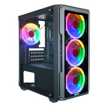 Корпус GINZZU CL690 mATX FAN 4*12FRGB