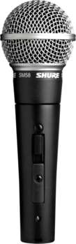 Микрофон SHURE проводной SM58SE черный/серебристый