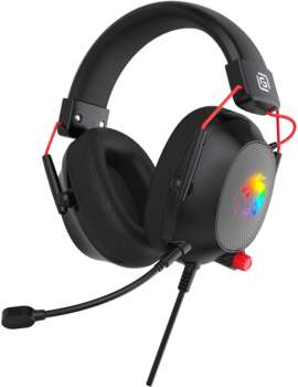 Игровая гарнитура Oklick Наушники с микрофоном Оклик HS-L305G черный/красный 2м мониторные оголовье