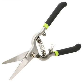 Садовый инструмент DELI Ножницы садовые DL580123 цельнометаллические, 200мм, макс. диаметр резки 12мм, сталь 55С, возвратная пружина, противоскользящие рукоятки