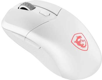Мышь MSI VERSA 300 W MS-8ZBD белый оптическая 8000dpi беспров. BT/Radio USB 5but