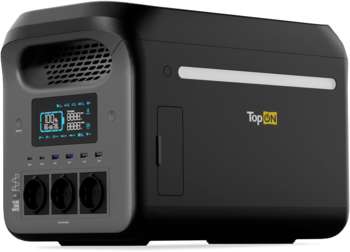 Мобильная электростанция TOPON Электростанция портативная Home TOP-H1800 384000mAh 12A QC3.0/PD3.0 6xUSB черный/серый