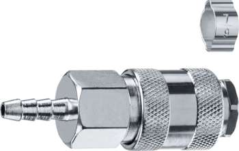 Аксессуар для пневмооборудования ЗУБР Переходник для пневмоинструмента 64917-06 серый