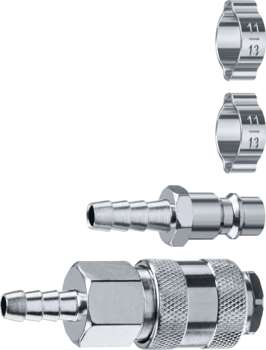 Аксессуар для пневмооборудования ЗУБР Набор для пневмоинструмента Профессионал 64920-08-H серый