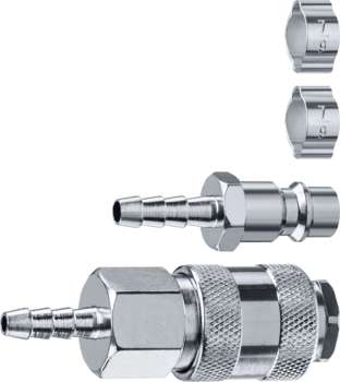 Аксессуар для пневмооборудования ЗУБР Набор для пневмоинструмента Профессионал 64920-06-H серый