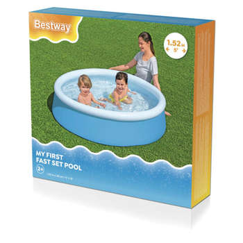 Бассейн Bestway Надувной детский "My First Pool" 152х38 см, 477 л, от 2 лет, BESTWAY,57241