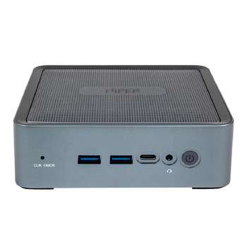 Компьютер, рабочая станция HIPER ED20-I5124R8N1WPG EXPERTBOX D20 Intel Corei5 1240P/16384Mb/512PCISSDGb/noDVD/Int:Intel Iris Xe Graphics/BT/WiFi/war 1y/0.45kg/Тёмно-серый/Win11Pro+WiFi 6,BT 5.2,металл, VESA75x75,100x100