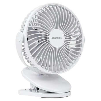 Вентилятор Centek настольный CT-5045, 4 режима, d=15 см, 5 Вт, белый
