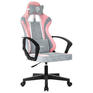 Игровое кресло BRABIX Кресло компьютерное "Forcer GM-127", 2 подушки, ткань, розовое/серое, 533215