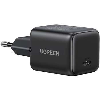 Автомобильная зарядка для устройств UGREEN Сетевое зарядное устройство X513  30W USB-C GaN Fast Charger EU. Цвет: черный