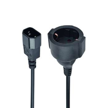 Кабель питания Cablexpert PC-SFC14M-01, 15 см, C14 - евророзетка