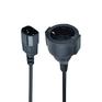 Кабель питания Cablexpert PC-SFC14M-01, 15 см, C14 - евророзетка