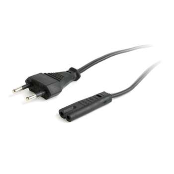 Кабель питания Cablexpert для аудио/видео техники PC-184-VDE-1.8M 1,8м, CEE 7/16 - C7, VDE, , 2-pin, 2х0,75, черный, пакет  {100}