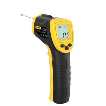 Измерительная техника DELI Термометр Инфракрасный пирометр DL333380 -30…380°C