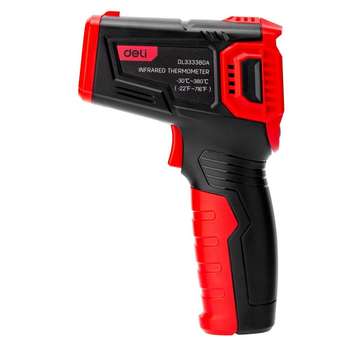 Измерительная техника DELI Инфракрасный пирометр с цветным дисплеем DL333380A -30…380°C