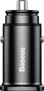 Автоаккумулятор, зарядное устройство Baseus Автомобильное зарядное QuickCharge3 Black