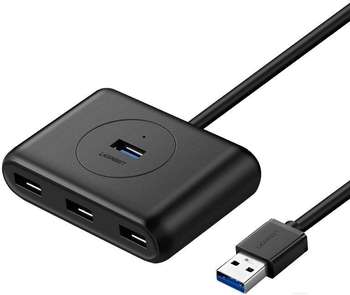 USB-концентратор UGREEN USB-хаб CR113-20291 Black