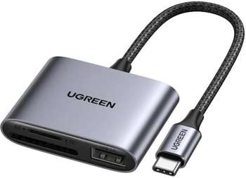 Картридер UGREEN CM387-80798 Space Gray