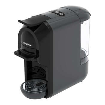 Кофемашина SONNEN капсульная 3 в 1 для молотого кофе и капсул DOLCE GUSTO и NESPRESSO, CM510G,1450 Вт, 0,6 л, графит, 457339