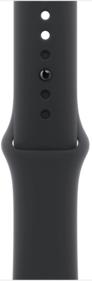 Умные часы, браслет Apple Смарт-часы Watch Series 10 A2997 42мм OLED корп.черный Sport Band рем.черный разм.брасл.:130-180мм